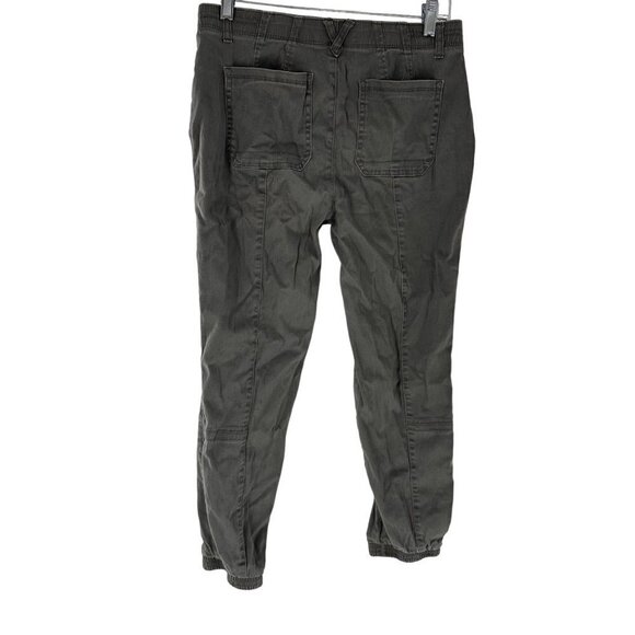 Democracy AbSolution Khaki Green Jeans Cropped Size 6 - Picture 3 of 13